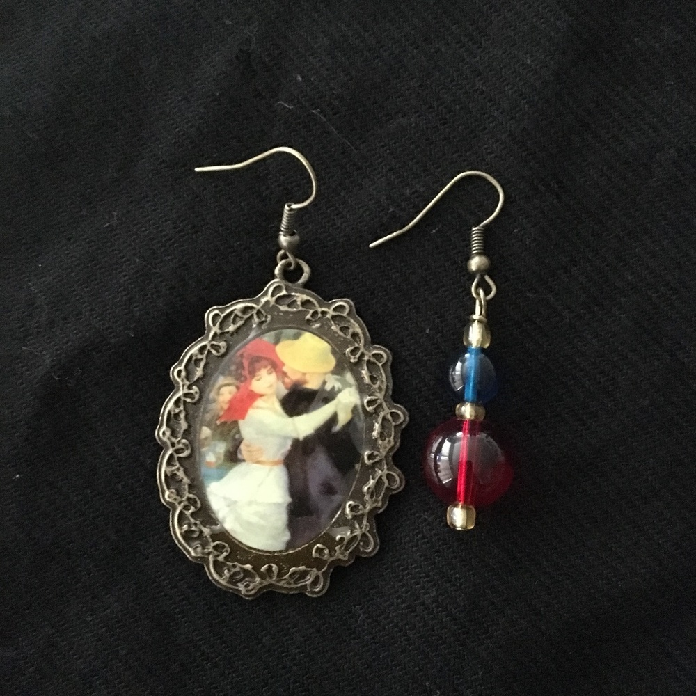 Renoir Dance at Bougival Earrings